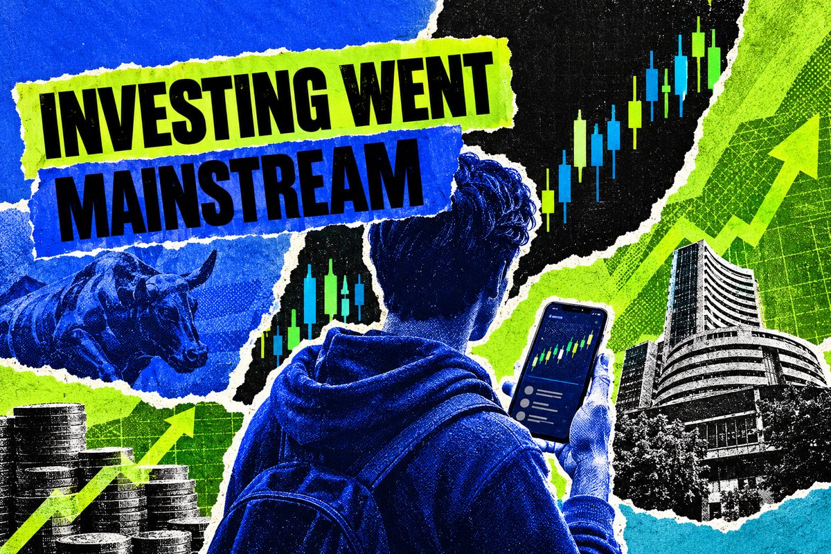 A candlestick chart, illustrating retail investing